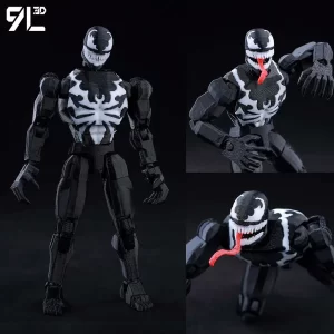 Venom Spider-Man Lucky13 Dummy13 Action Figures - 3D Printed T13 Multi-Jointed Shapeshift Mannequin Anime Collectible Toys 2