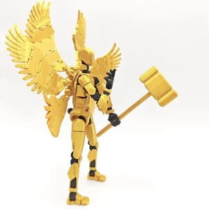 Desktop Decoration 3D Printed T13 Action Figure ABS Shapeshift Robot Robot Dummy Action Figures Model Multi-Jointed Movable 4