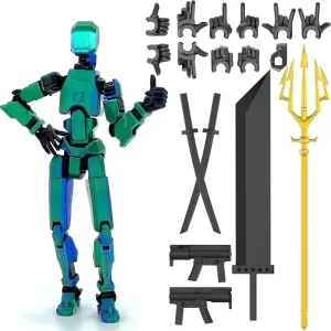 3D Printed Movable Shapeshift Robot Action Figuras 3rd Generation Lucky 13 Figure Toys Dummy DIY Mannequin Decompression Toys 6