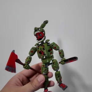 3D Printed Five Nights at Freddy's 3 Springtrap T13 Action Figure Multi-Jointed Movable Shapeshift Toy for Collectors toys gift 6
