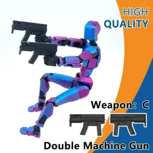 3D Printed Movable Shapeshift Robot Action Figuras 3rd Generation Lucky 13 Figure Toys Dummy DIY Mannequin Decompression Toys 5